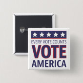 Amerika wählen button (Vorne & Hinten)