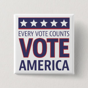 Amerika wählen button