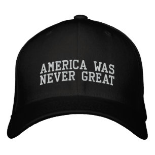 Amerika war eine große Baseballkappe Bestickte Baseballkappe