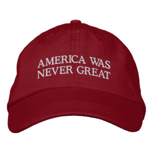 Amerika war nie groß bestickte baseballkappe