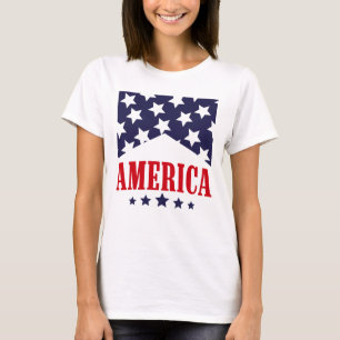 Amerika Western Amerikanische Unabhängigkeitstag T-Shirt