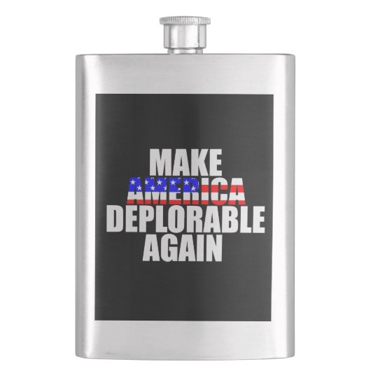 Amerika wieder beklagenswert machen flachmann (Vorderseite)