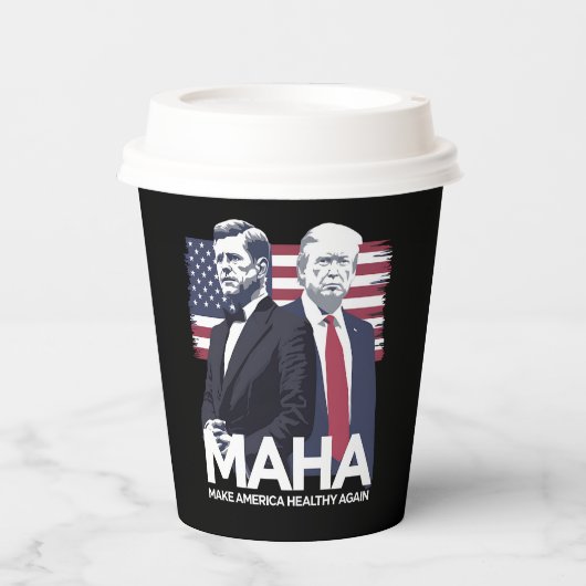 Amerika wieder gesund machen pappbecher (Vorderseite)