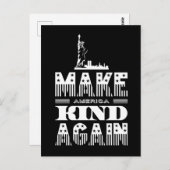 Amerika wieder gesund Protest ist Patriotik Postkarte (Vorne/Hinten)