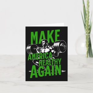 Amerika wieder gesund zu machen, Fitness für die W Karte