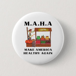 Amerika wieder gesund zu machen - Trump Rfk Button