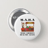 Amerika wieder gesund zu machen - Trump Rfk Button (Vorne & Hinten)