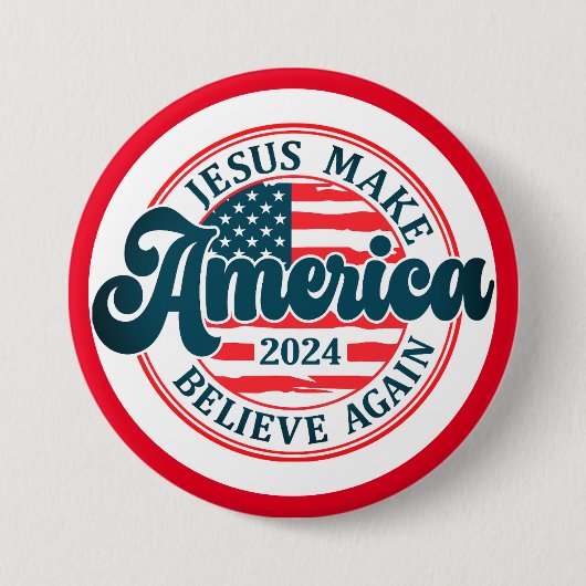 Amerika wieder glauben machen, button (Vorderseite)