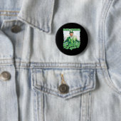 Amerika wieder glücklich machen Trump St Patrick's Button (Beispiel)