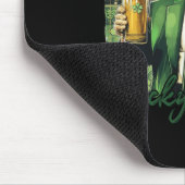 Amerika wieder glücklich machen Trump St Patricks  Mousepad (Ecke)