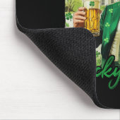 Amerika wieder glücklich machen Trump St Patricks Mousepad (Ecke)
