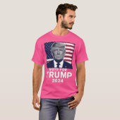 Amerika wieder groß machen - für Trump 2024 stimme T-Shirt (Vorne ganz)