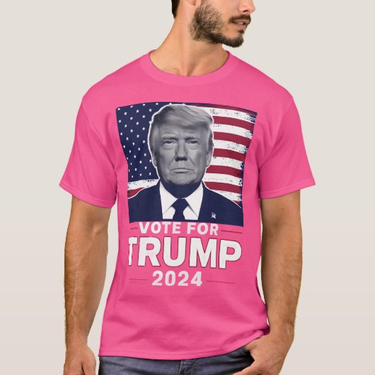 Amerika wieder groß machen - für Trump 2024 stimme T-Shirt (Vorderseite)