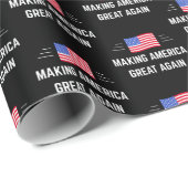 Amerika wieder groß machen geschenkpapier (Rolleneckpunkt)