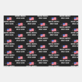 Amerika wieder groß machen geschenkpapier set (Vorderseite)