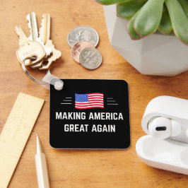 Amerika wieder groß machen schlüsselanhänger