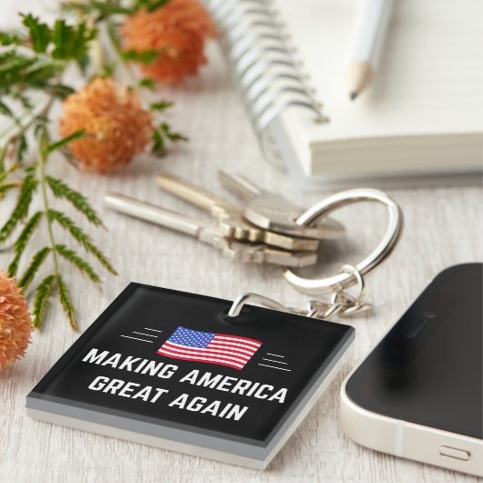 Amerika wieder groß machen schlüsselanhänger (Vorderseite rechts)