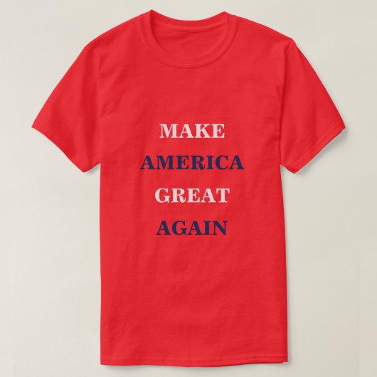 Amerika wieder groß machen T-Shirt (Design vorne)