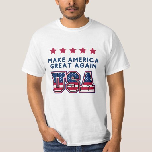 Amerika wieder großartig machen USA T-Shirt (Vorderseite)