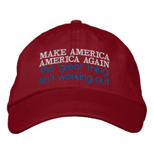 Amerika wieder großartig machen, wenn es nicht l bestickte baseballkappe