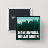 Amerika wieder grün machen button (Vorne & Hinten)
