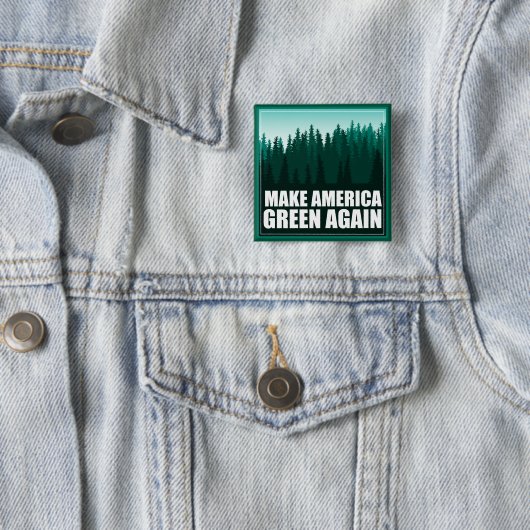 Amerika wieder grün machen button (Beispiel)