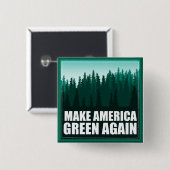 Amerika wieder grün machen button (Vorne & Hinten)