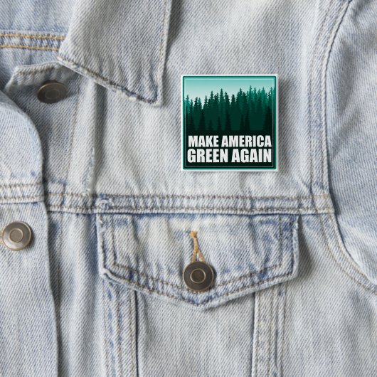 Amerika wieder grün machen button (Beispiel)