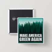 Amerika wieder grün machen button (Vorne & Hinten)