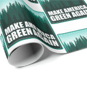 Amerika wieder grün machen geschenkpapier (Rolleneckpunkt)
