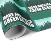 Amerika wieder grün machen geschenkpapier (Rolleneckpunkt)