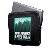 Amerika wieder grün machen laptopschutzhülle (Vorderseite Links)