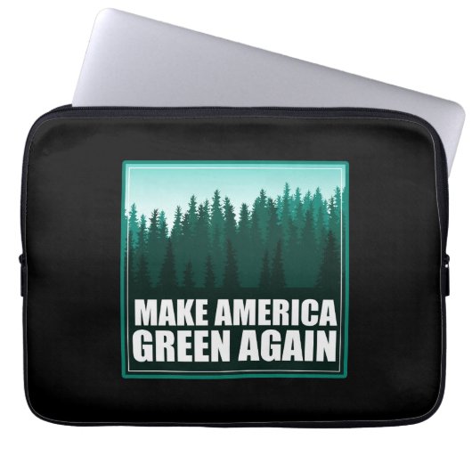Amerika wieder grün machen laptopschutzhülle (Vorderseite)