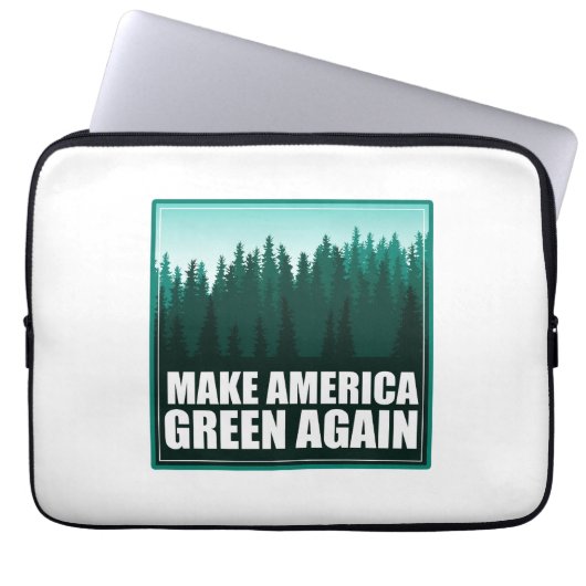 Amerika wieder grün machen laptopschutzhülle (Vorderseite)