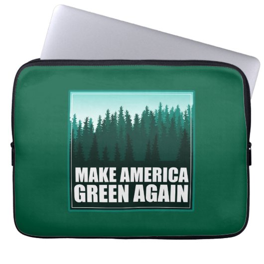 Amerika wieder grün machen laptopschutzhülle (Vorderseite)