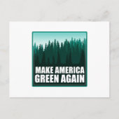 Amerika wieder grün machen postkarte (Vorderseite)