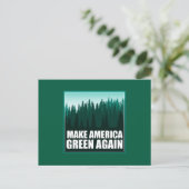 Amerika wieder grün machen postkarte (Stehend Vorderseite)
