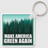 Amerika wieder grün machen schlüsselanhänger (Rückseite)