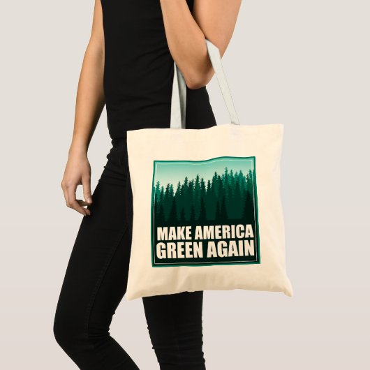 Amerika wieder grün machen tragetasche (Vorderseite (Produkt))
