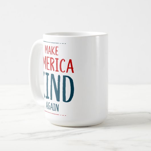 Amerika wieder gutmachen kaffeetasse (Vorderseite Links)
