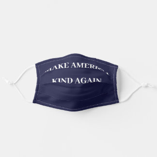 Amerika wieder gutmachen - Navy Blue Mund-Nasen-Maske Aus Stoff