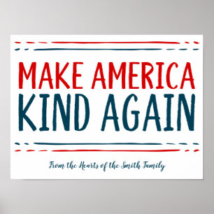 Amerika wieder gutmachen poster
