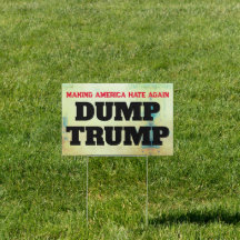"Amerika wieder hassen. Donump Trump"