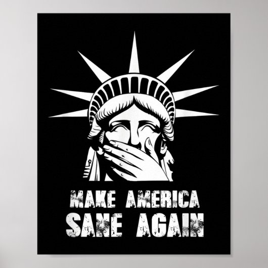 Amerika wieder in Schwung bringen - Protest gegen Poster (Vorne)