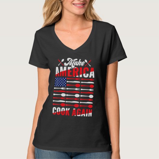 Amerika wieder kochen lassen T-Shirt (Vorderseite)