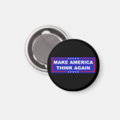 Amerika wieder nachdenken lassen magnet (Vorderseite/Rückseite)