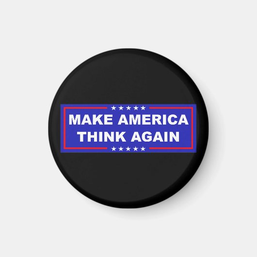 Amerika wieder nachdenken lassen magnet (Vorne)