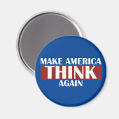 Amerika wieder nachdenken lassen magnet (Vorderseite/Rückseite)