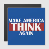 Amerika wieder nachdenken lassen magnetkarte (Vorne/Hinten)