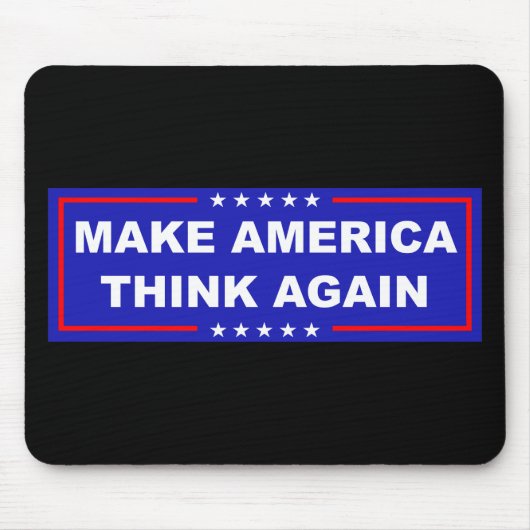 Amerika wieder nachdenken lassen mousepad (Vorne)